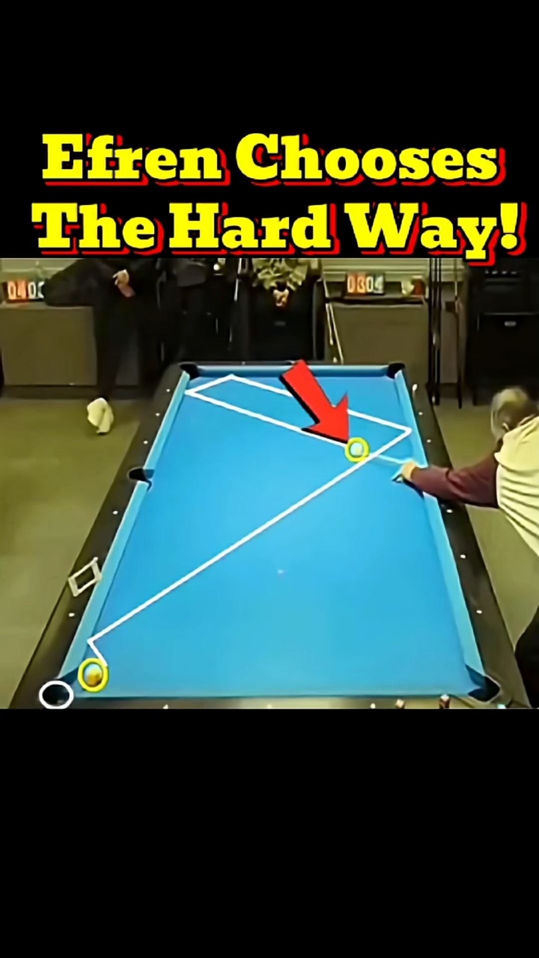 HE REFUSED THE EASY SHOT! 🤯 Why take the simple pot when you can NAIL A ...