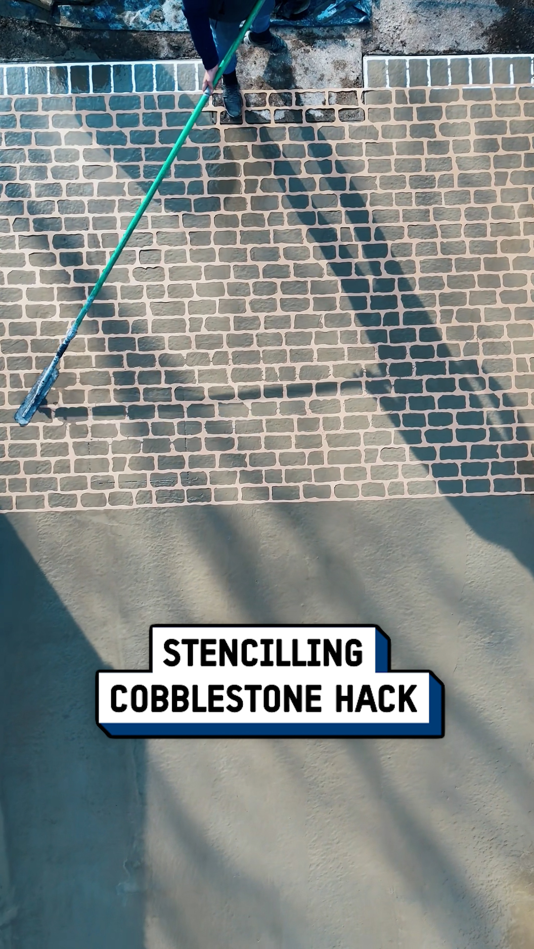 This cobblestone hack makes brickwork so easy 🧱🤯 #diy #hack # ...