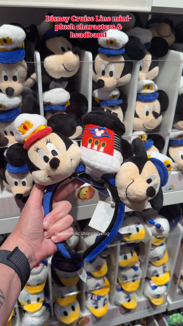 Disney Cruise Line exclusive characters - mini-plushes for the