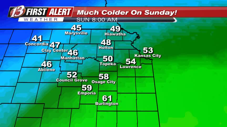 From 70s today to Wind Chill in the teens tomorrow! Video update from ...