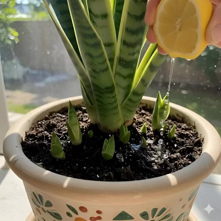 Image showcasing 🌿 How to Encourage Snake Plant Pups with Simple Sunlight Snake plants ...