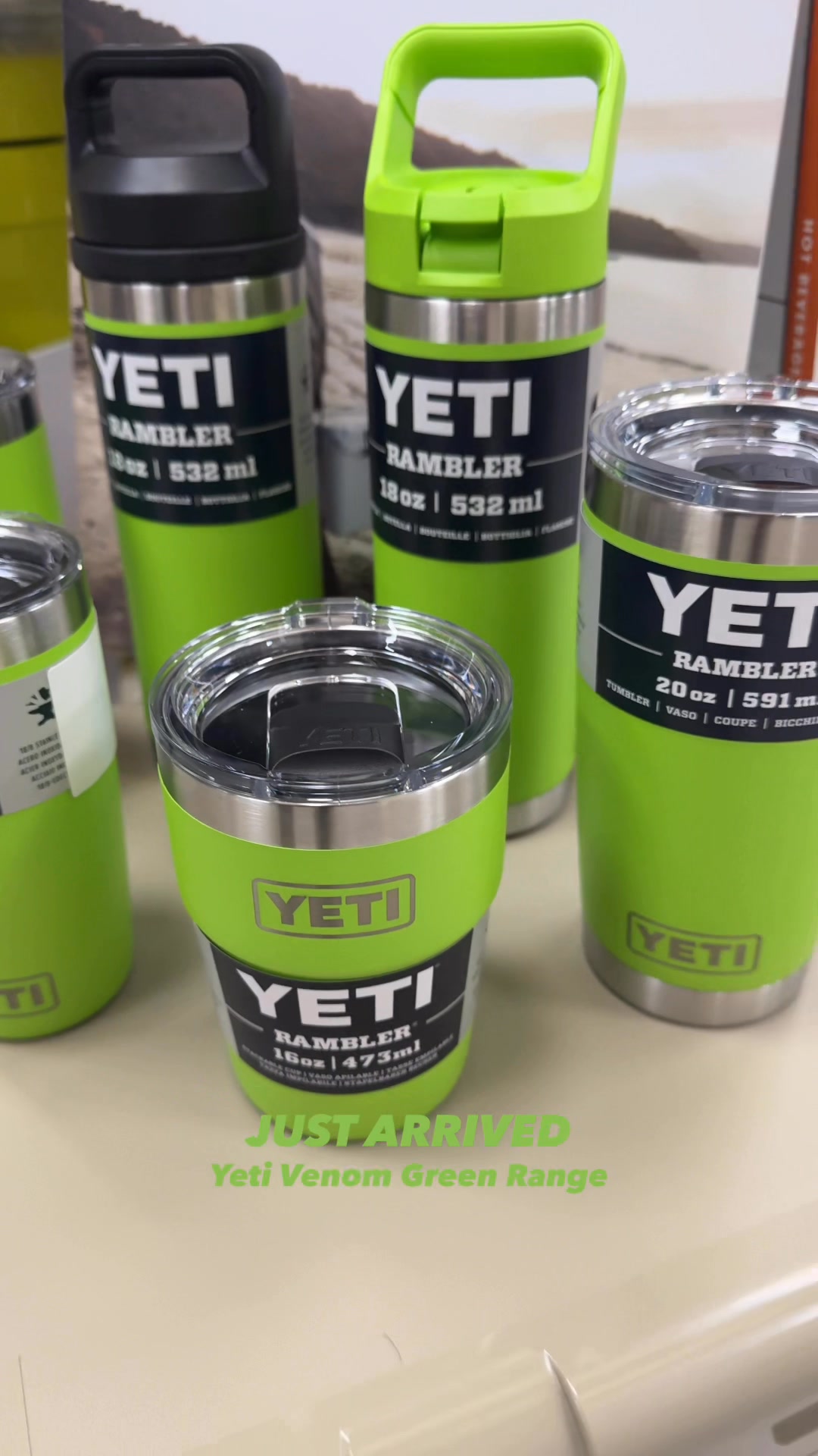 JUST LAUNCHED: Venom. A new color for the cold blooded. #yeti