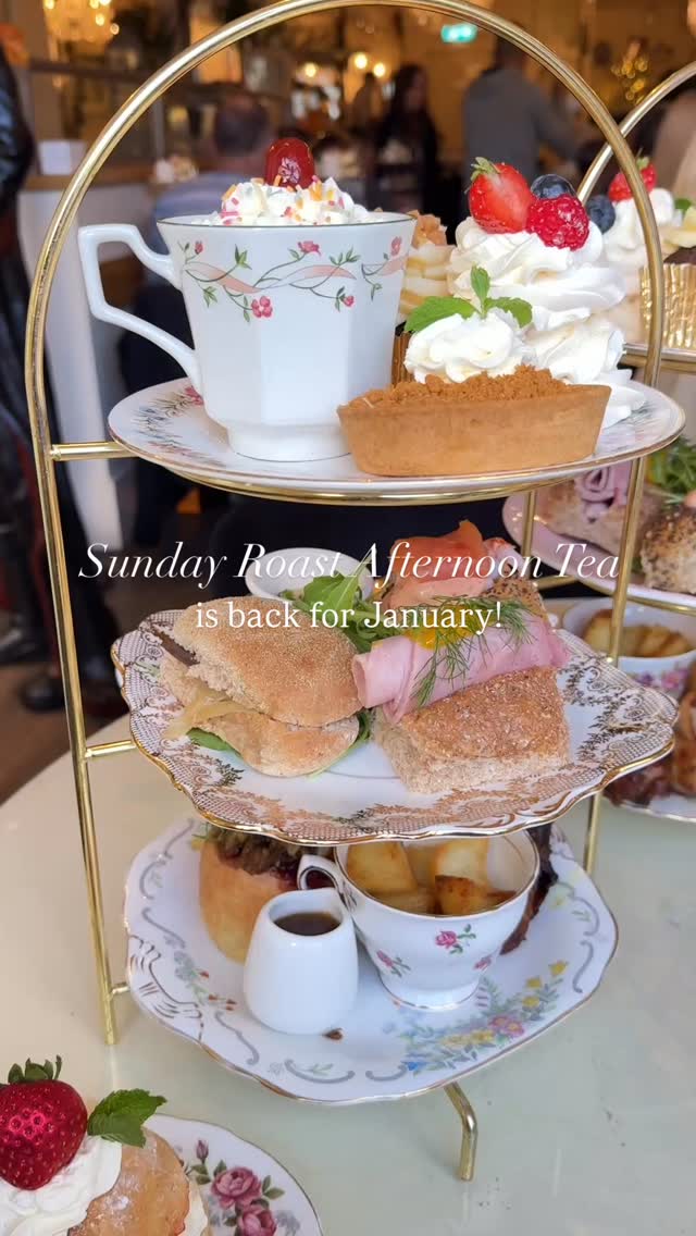 Sunday Roast Afternoon Tea is officially back for January 🍽️ All the ...