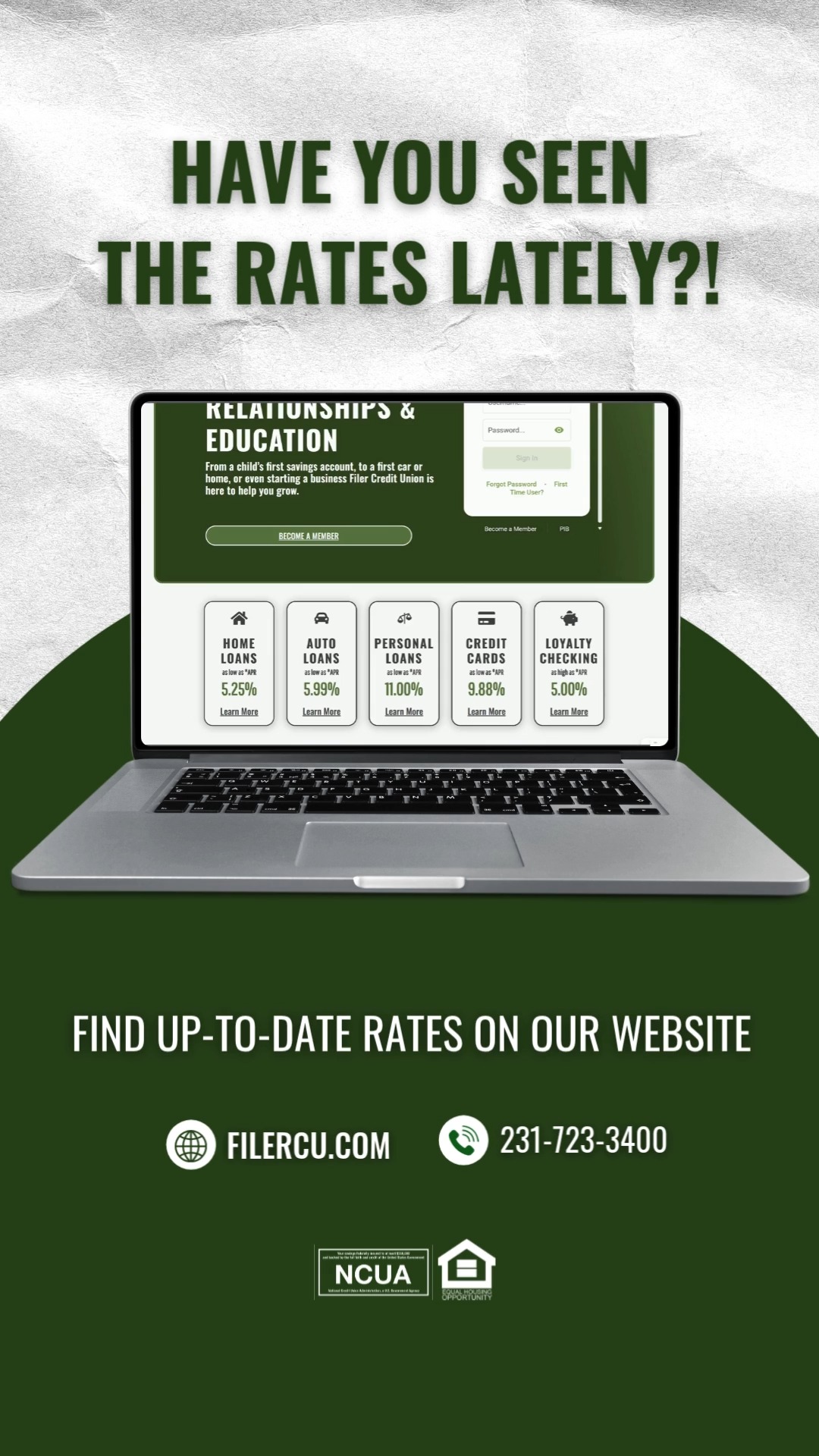 Did you know we update our website with current Annual Percentage Rates ...