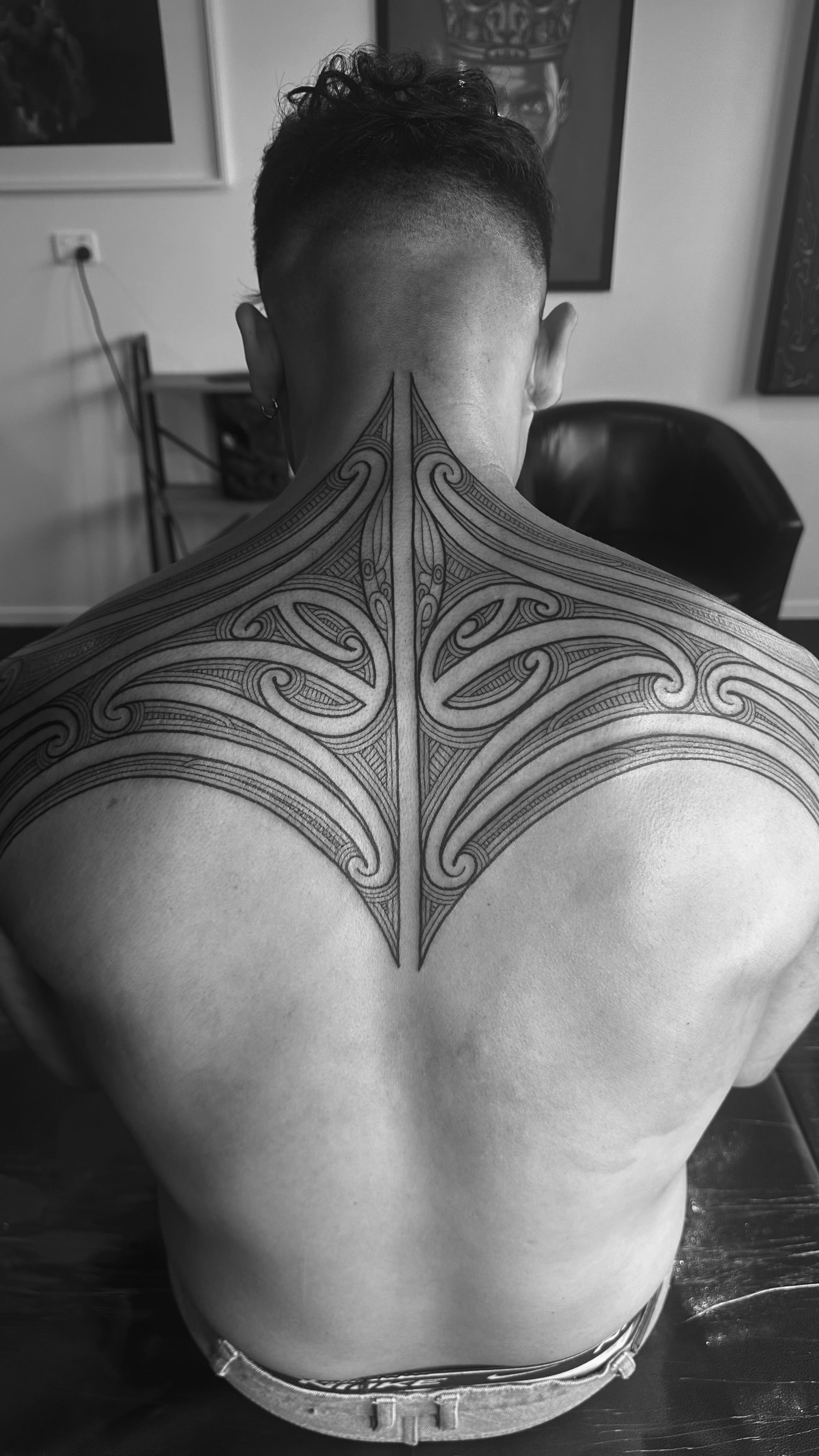Moko-Tuara done over the past two days for Tama. Ngā mihi brother ...