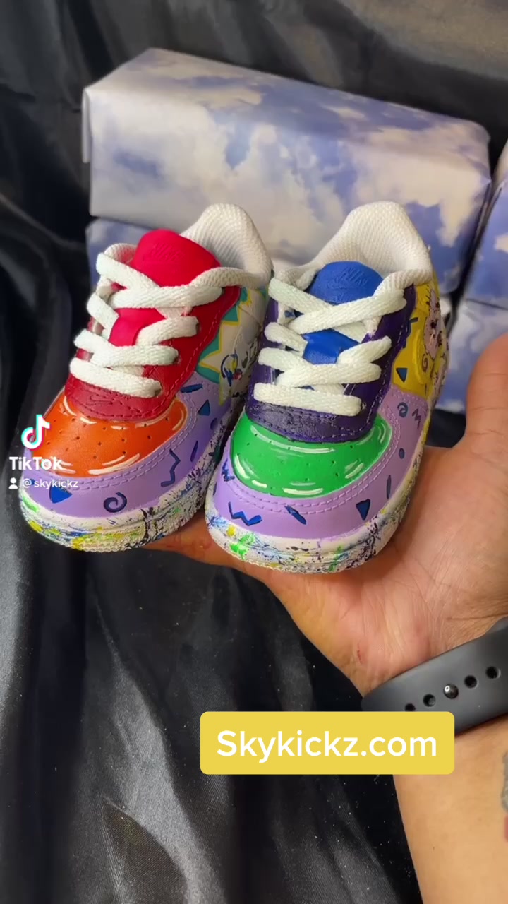 Rugrats AF1s | I pUt The U in cUstom | By SkyKickz Customs