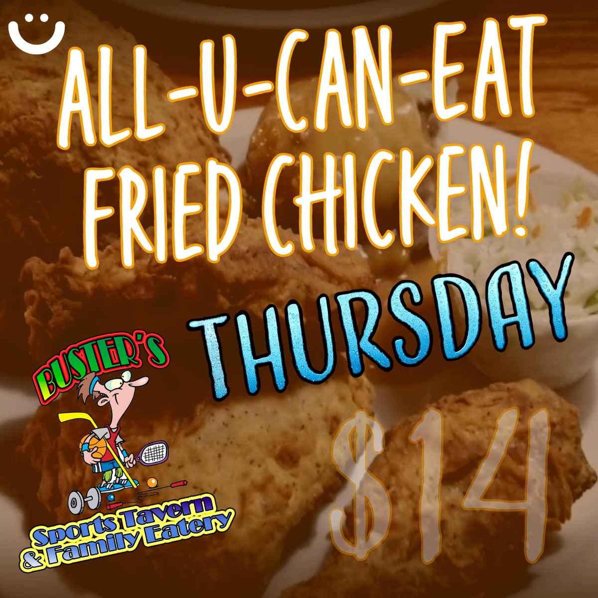 It’s Thursday! Come and get it while it’s hot! ALL U CAN EAT fried ...