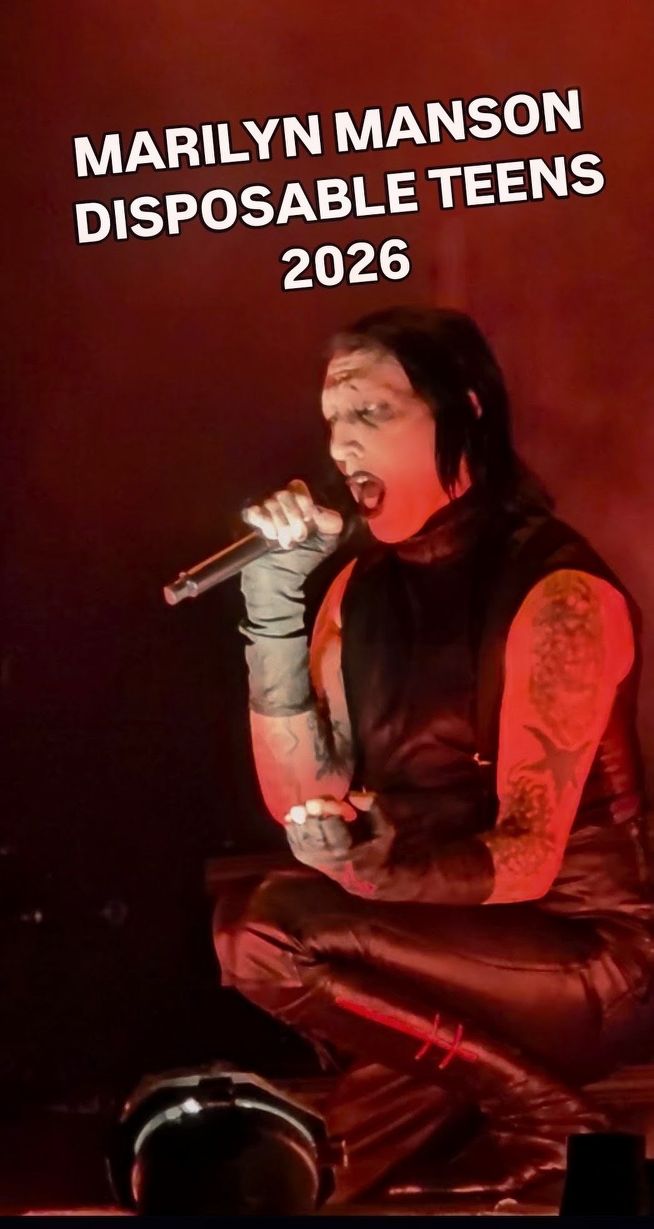 Disposable Teens by Marylin Manson live at Masters of Rock 2026