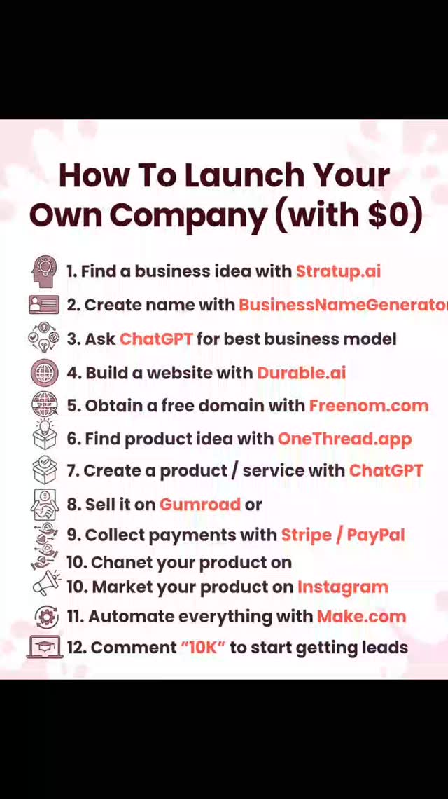 How to launch your own company (with $0) #coding #webdevelopment # ...
