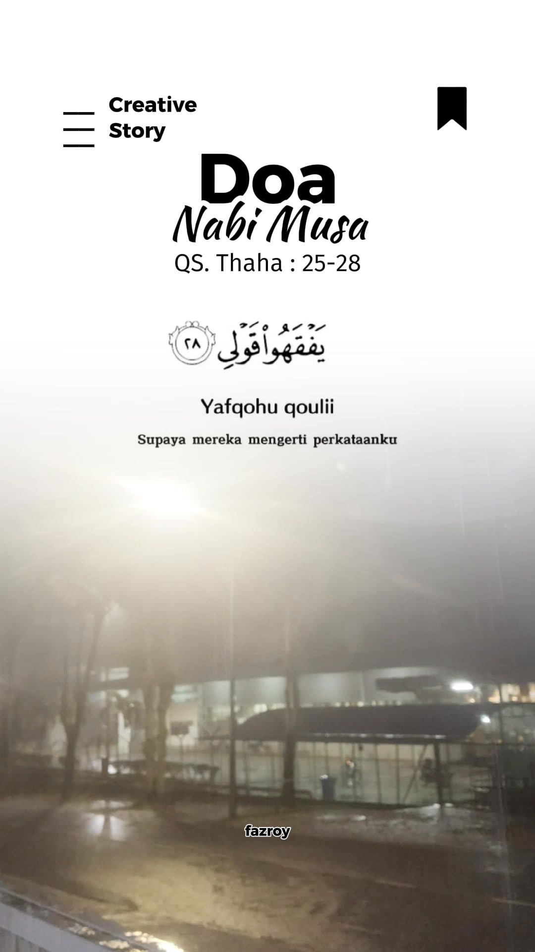 Amalkan doa nabi musa ketika situasi mendesak Selamat malam bestie ♥️ # ...