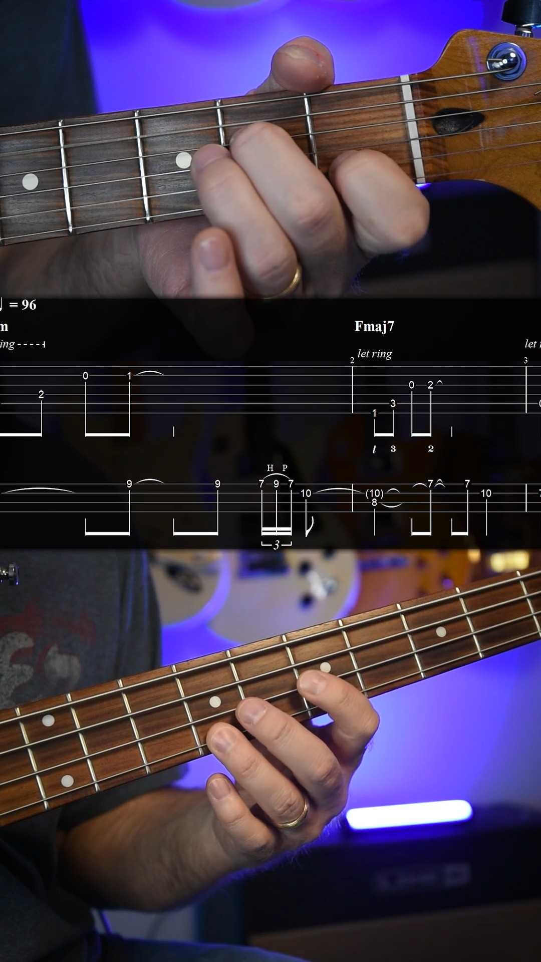 Californication guitar and bass riff by Red Hot Chili Peppers with tabs ...