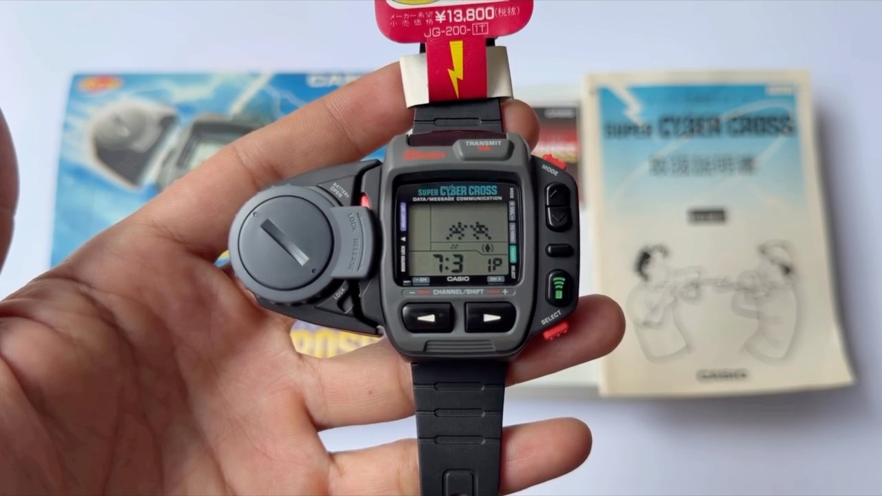 Casio JG-200 Super Cyber Cross: The Ultimate 90s Wrist Weapon The