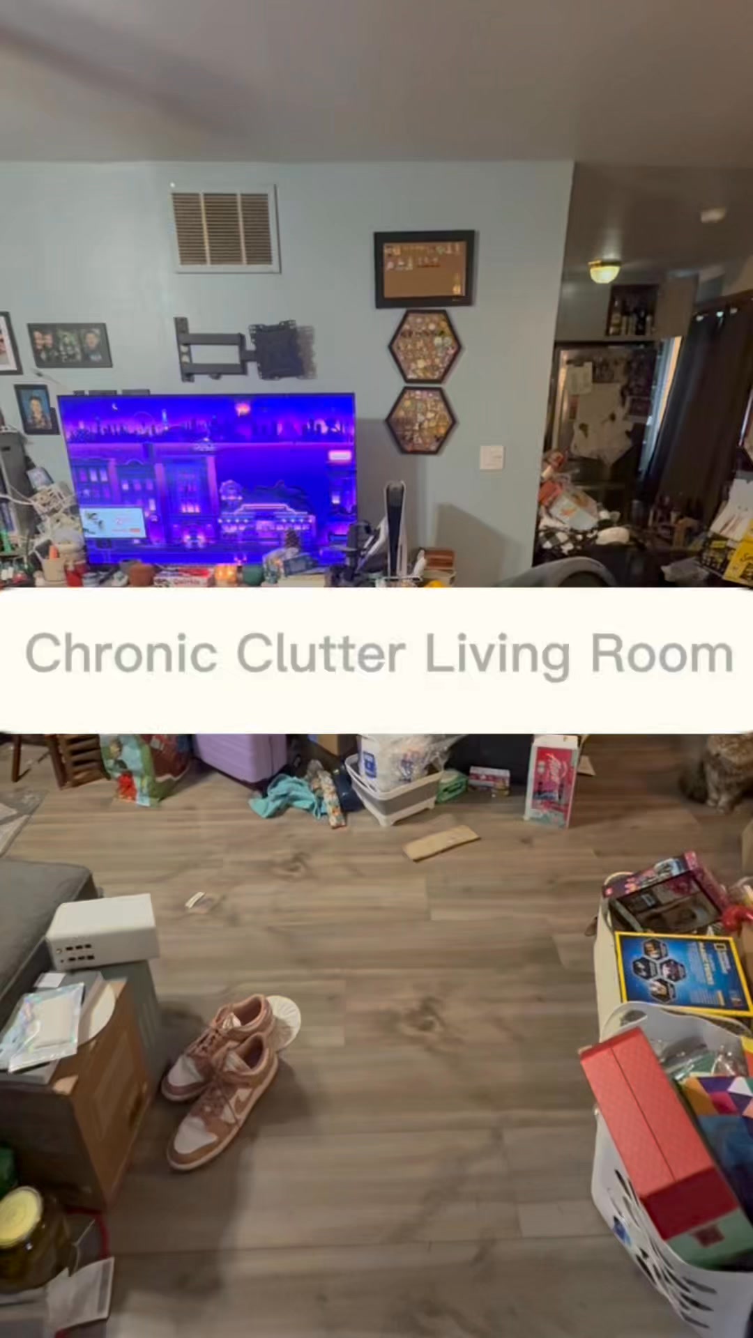 Chronic Clutter Living Room: For a step-by-step guide to declutter and ...