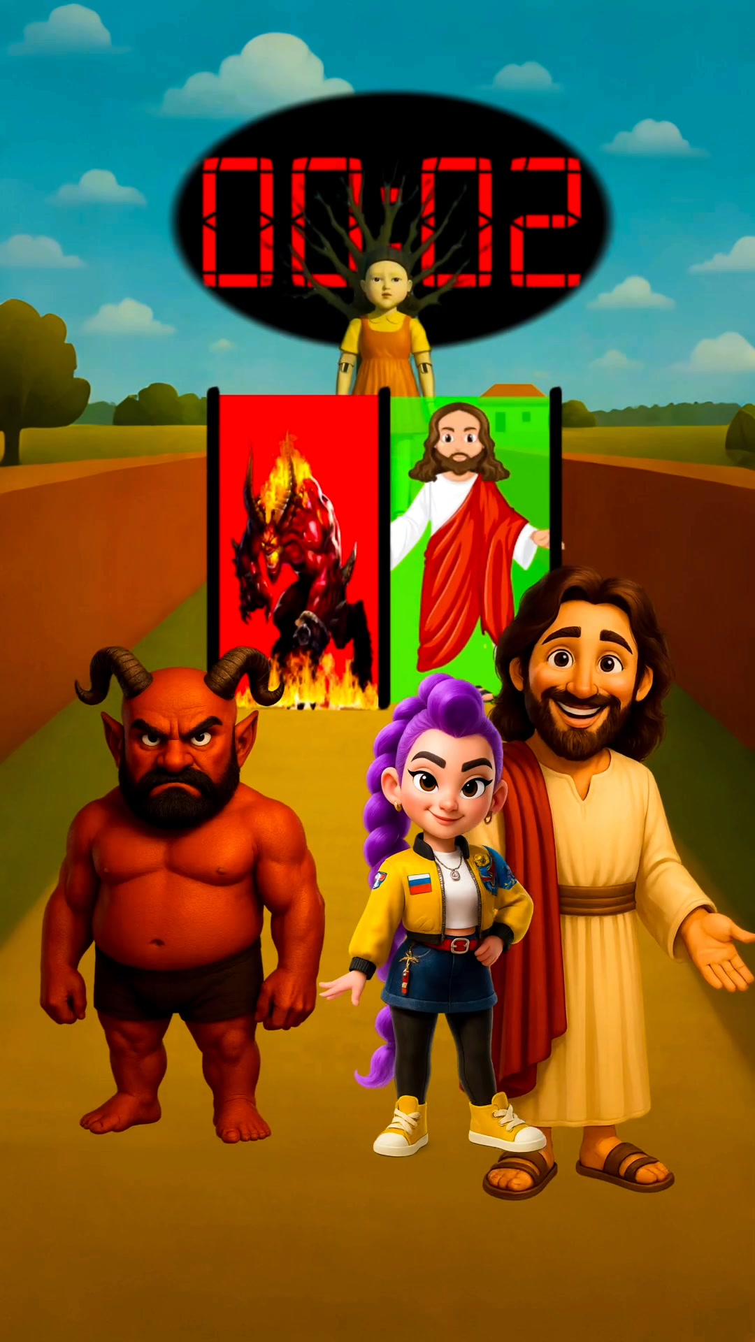 😇 Who Will Save Rumi from Evil? Jesus vs the Devil #biblestudy #faith # ...