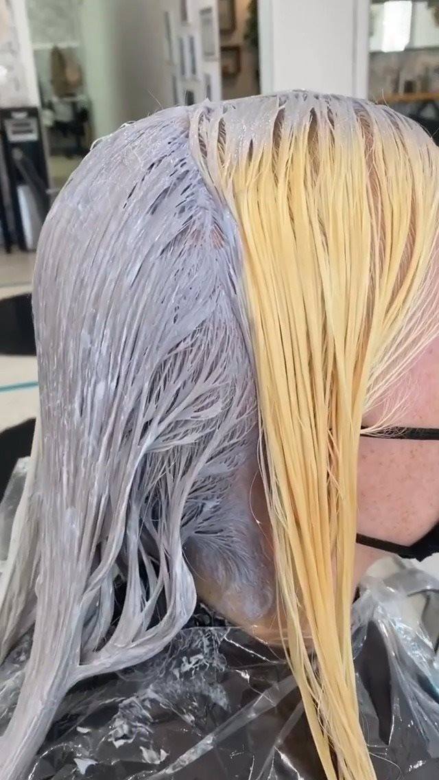 ✨ When you can tell it's going to be ICY WHITE PLATINUM by the