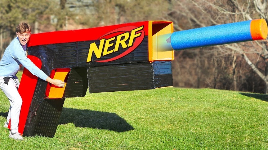 test-firing-the-worlds-biggest-nerf-gun-adventure-vlog-this-nerf
