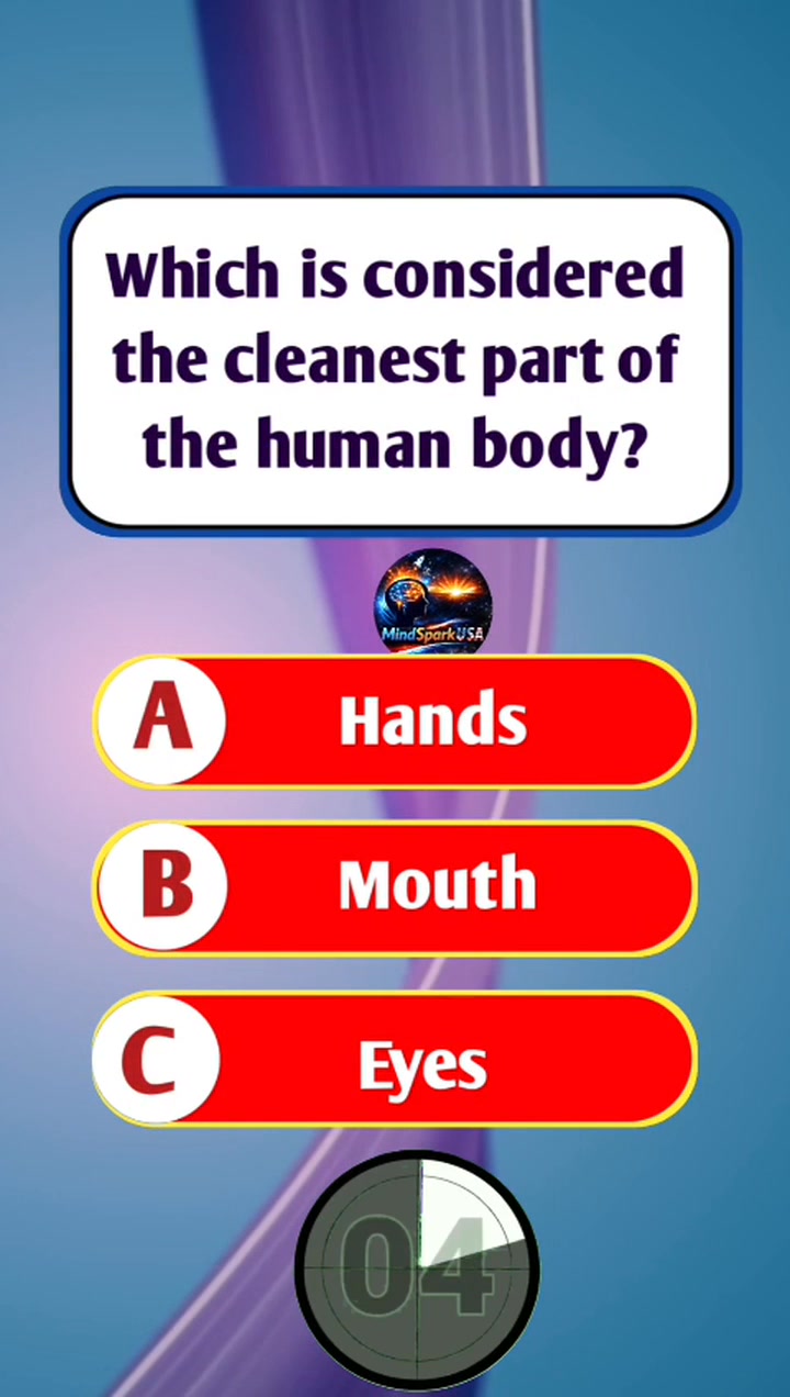 Which is considered the cleanest part of human body #brainteaser # ...
