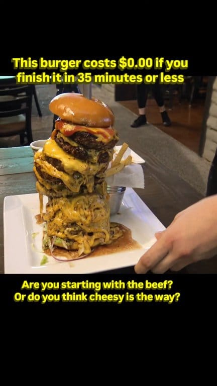 Randy Santel “Atlas” vs The Octuple Burger Challenge hosted by
