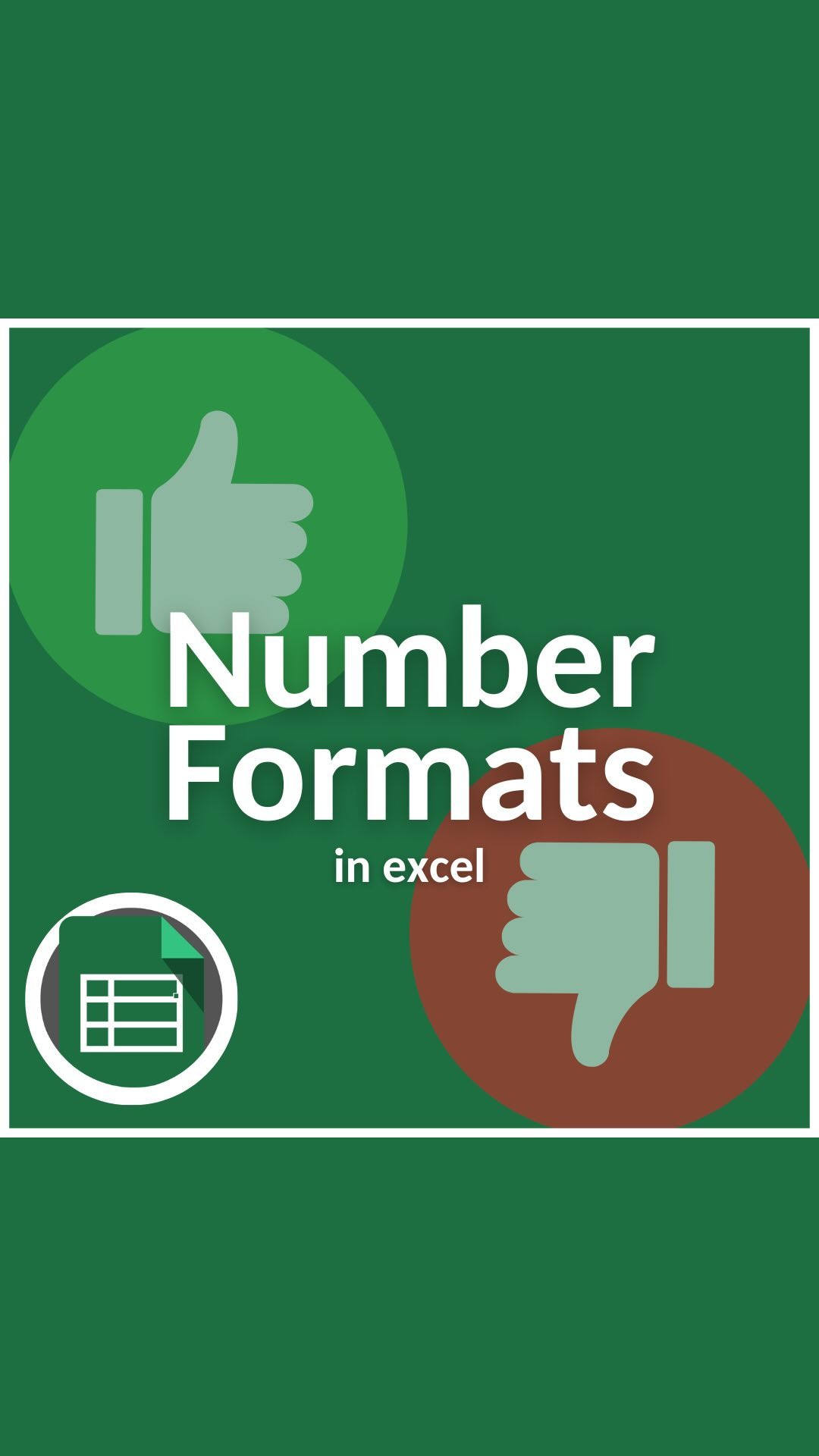 CheatSheets - How to create conditional number formats the... | Facebook