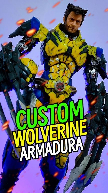 🟡 Custom Wolverine Armor Hugh Jachman X-men Marvel 🔥 #Wolverine # ...