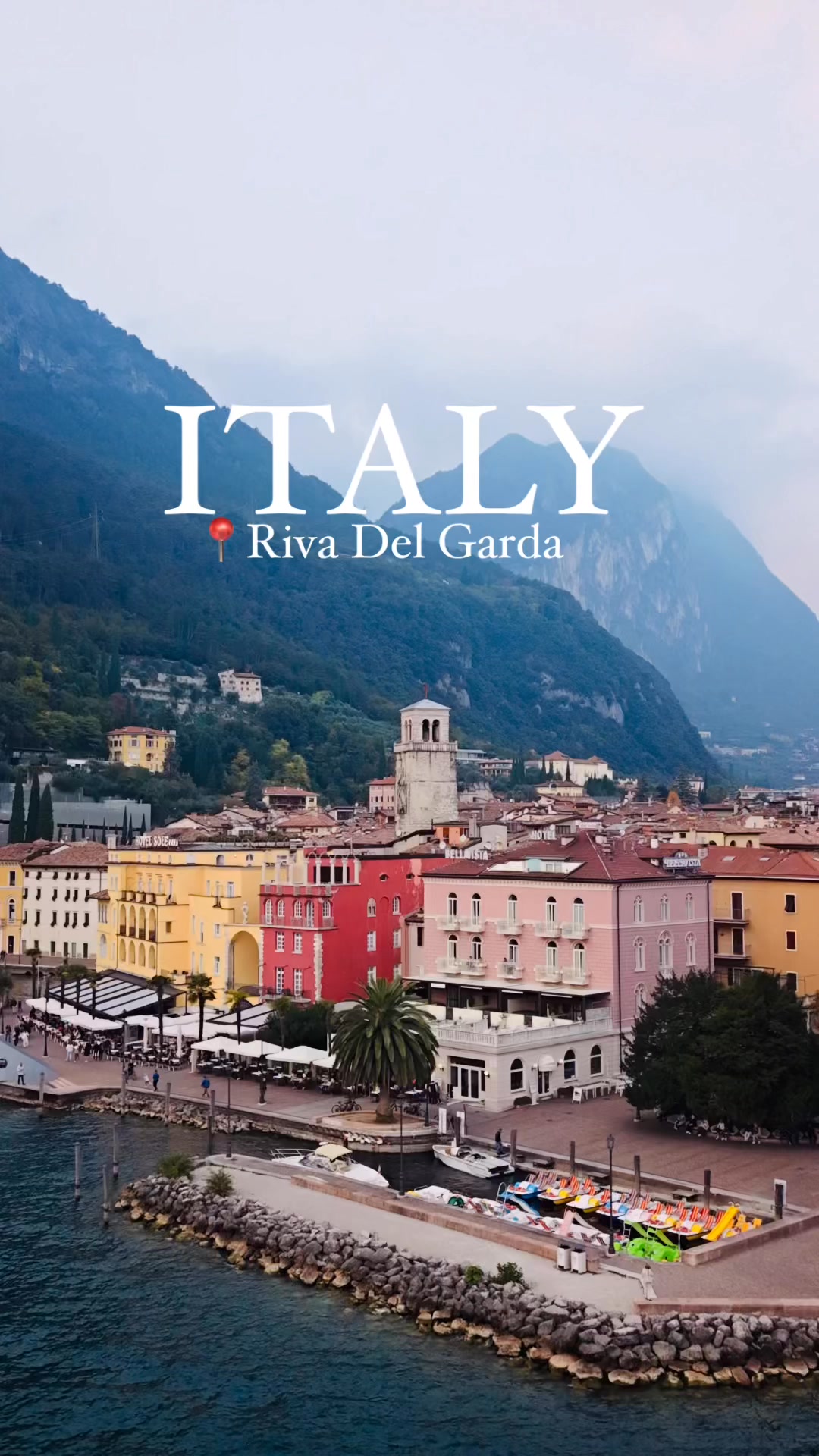 📍Riva del Garda🌴| Italy🇮🇹💚🤍 ️| Autumn🍁🍂2025 #rivadelgarda #trentino # ...