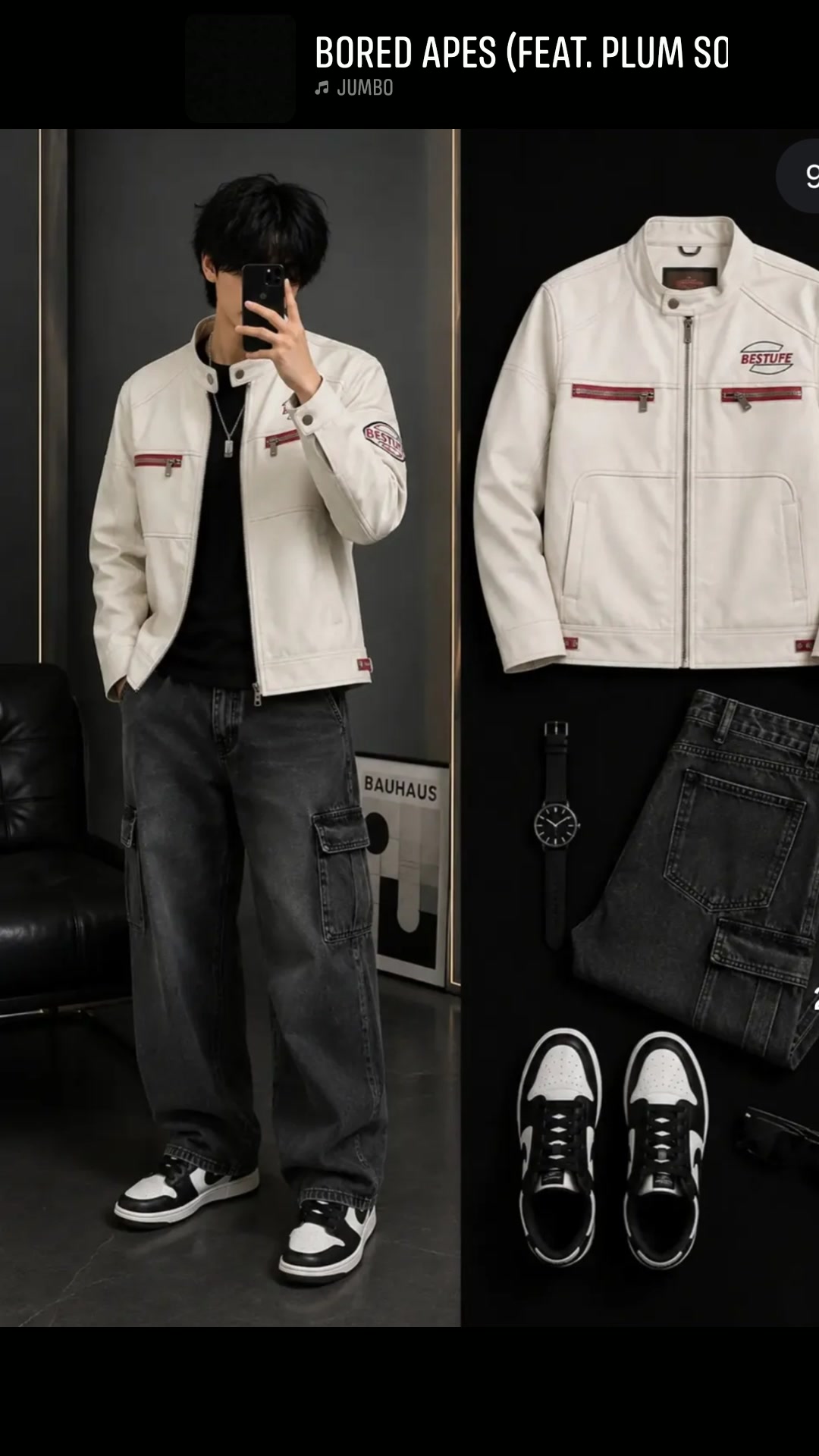 Modern streetwear meets bold statement design through elevated