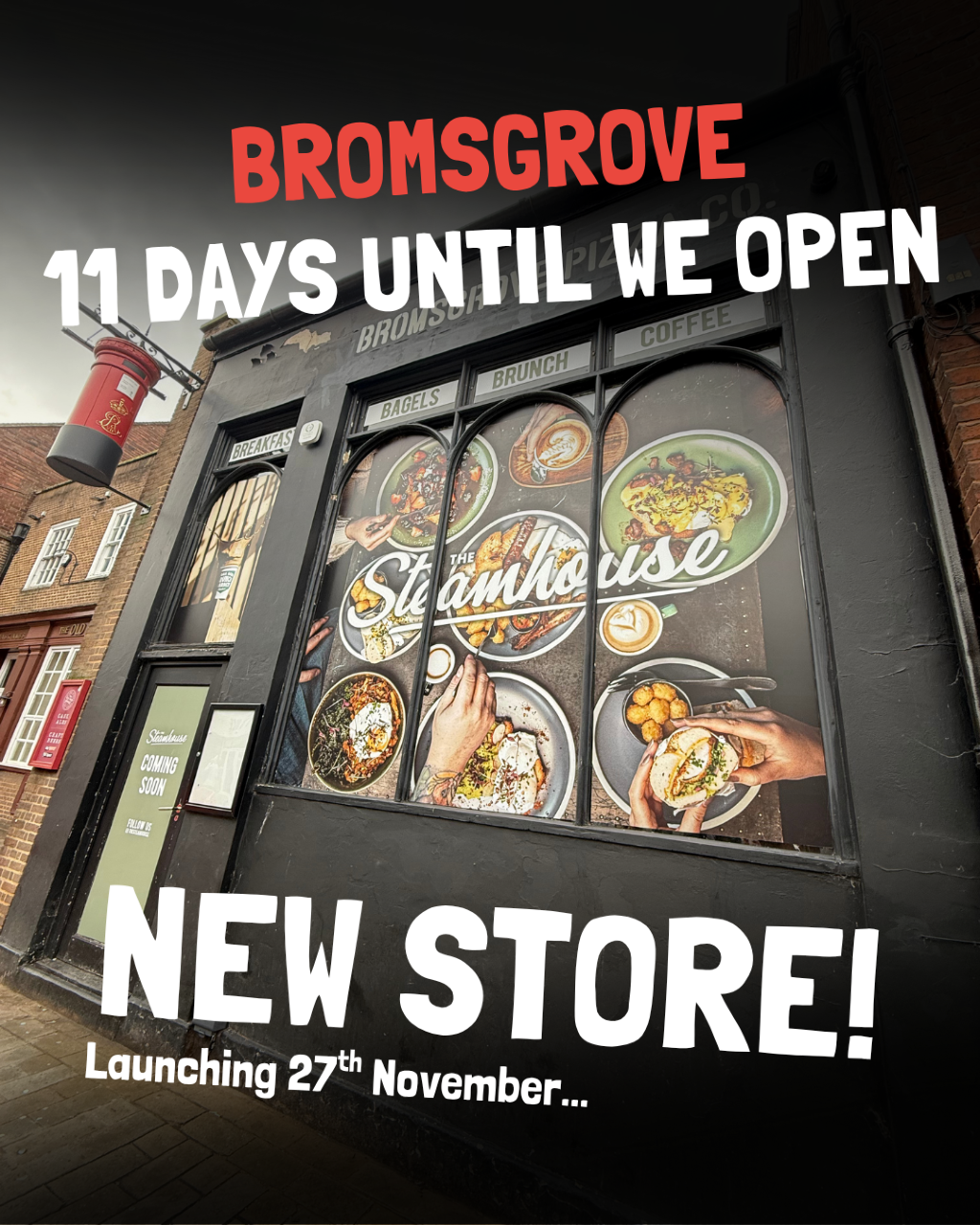 🥯 Bromsgrove… the countdown is on! Just 11 days to go. We’re bringing ...