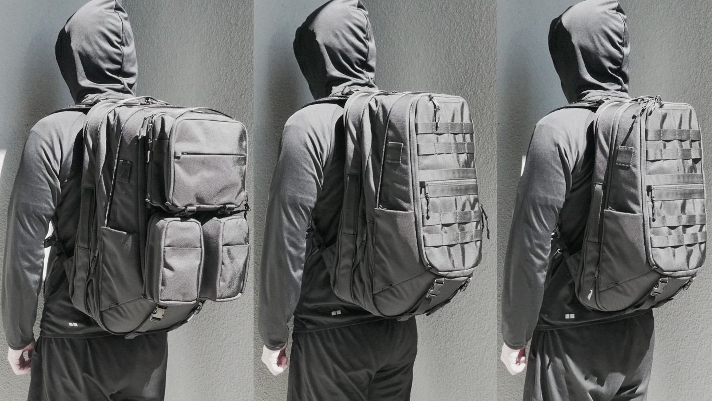 First Magnetic Molle Travel & Daily Backpack, which adjusts 