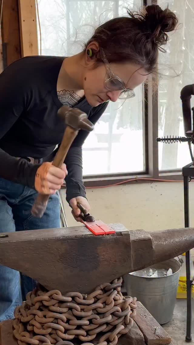 One-piece, peened roughout spurs. I made these and a smooth pair. Which ...