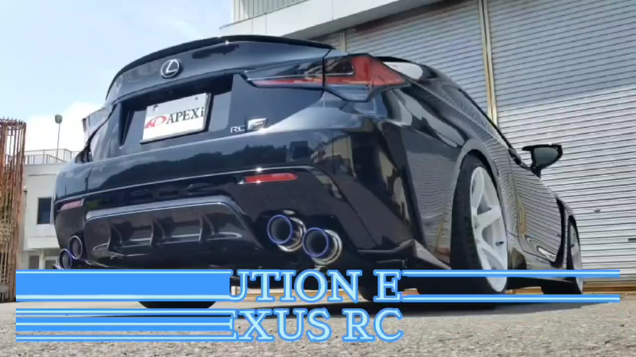 LEXUS RC F ざわついているうちに…その弐 APEXi N1 evolution EXTREME