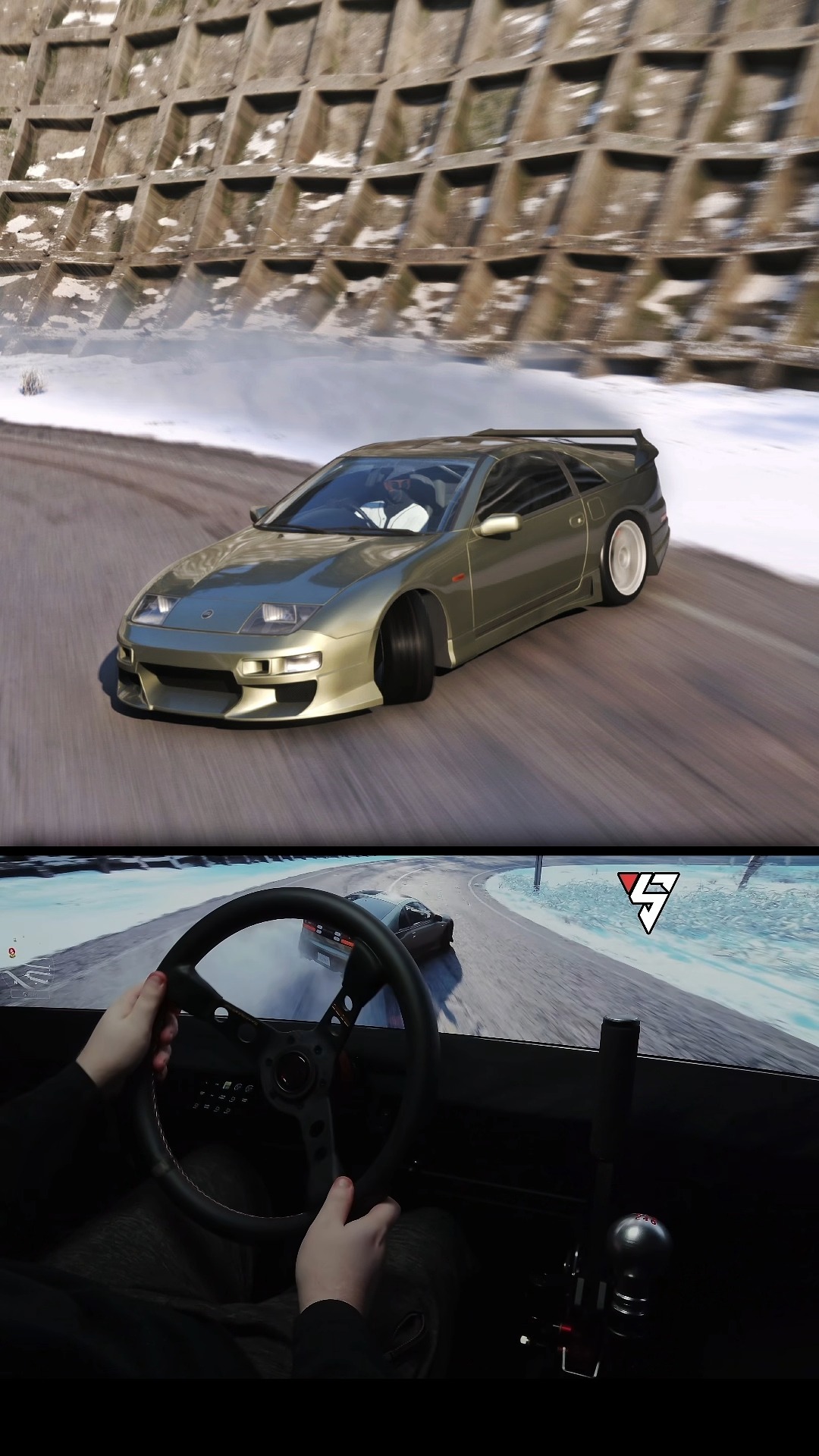 Nissan 300ZX on JR41, shot deep in the snowy forest ❄️ Retro