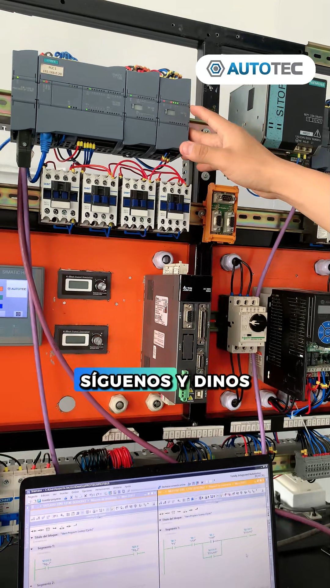 📡⚙️ Democlase: Comunicación PROFIBUS DP entre 2 PLC S7-1200 – Siemens ⚙ ...