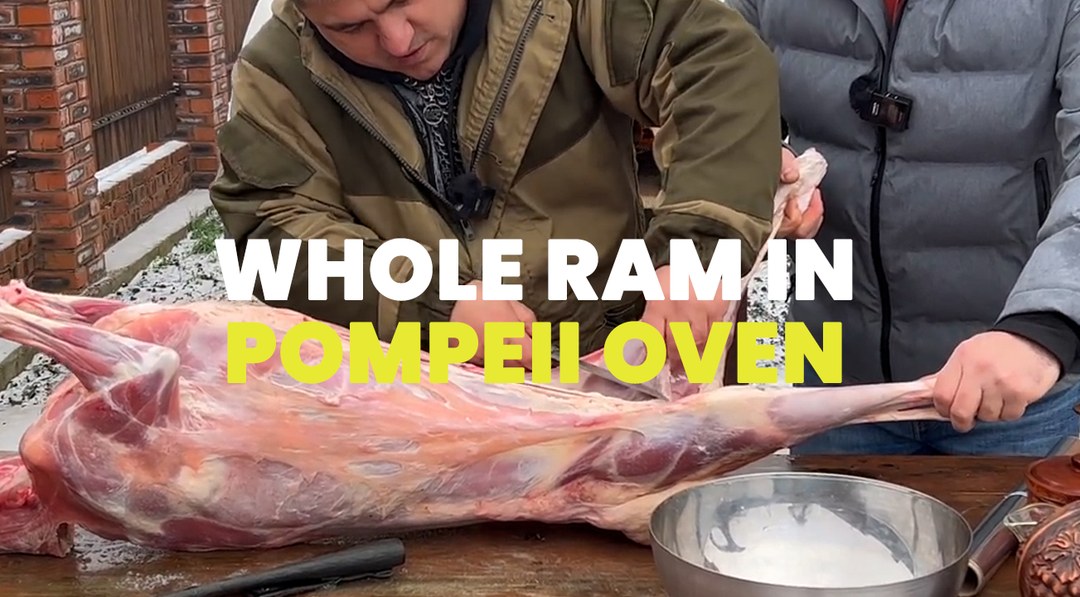 They cook the ENTIRE Ram. The meat just falls off the bone 🤤 | Cooking ...
