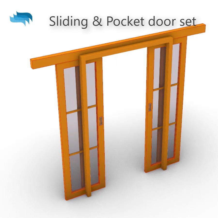 New Parametric Sliding & Pocket Door set! A new set of Pocket and ...