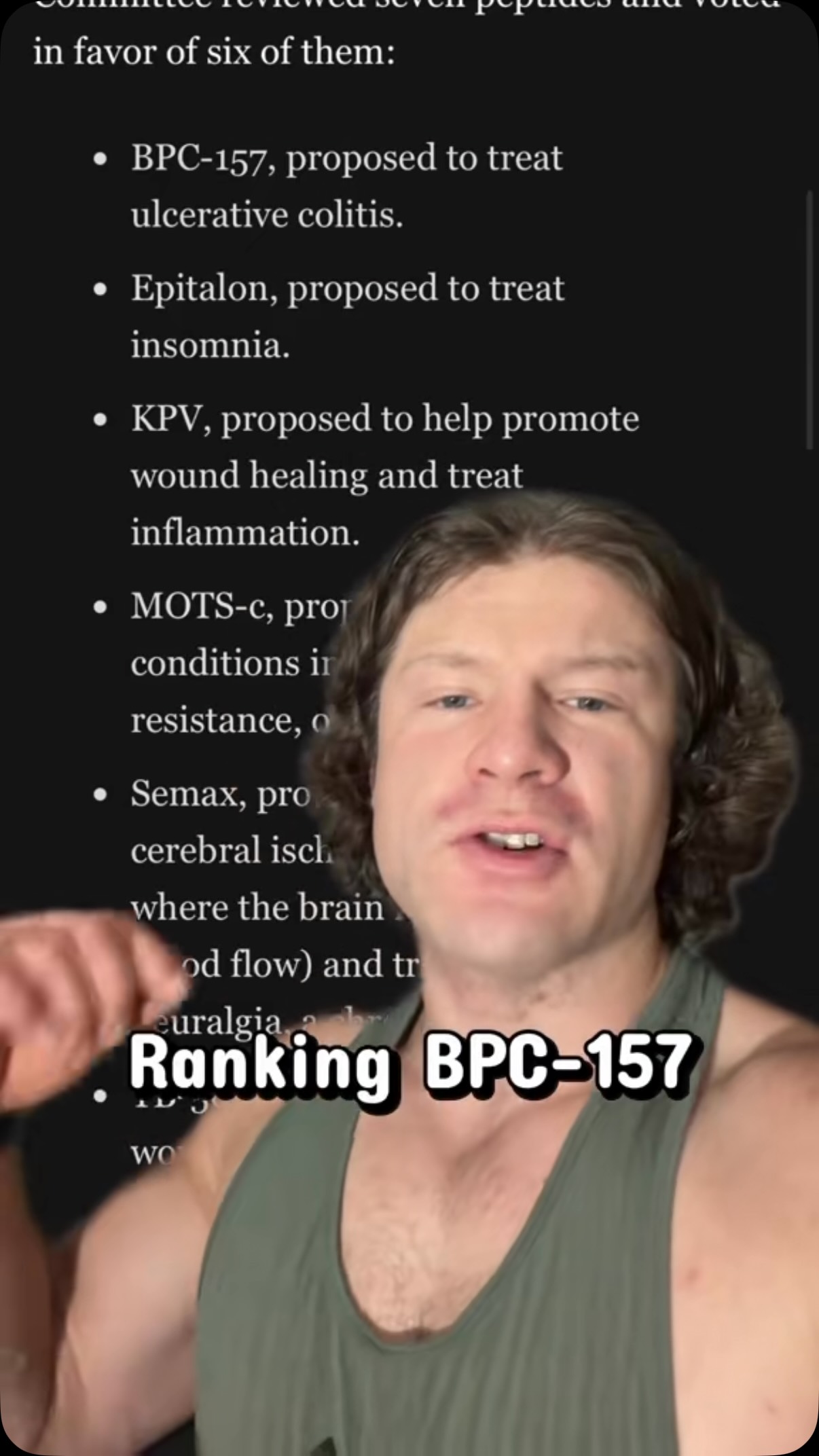 Yes, BPC-157 is the world's most hyped peptide these days. But . . . does it REALLY deliver on all that Wolverine-ish talk? World's Strongest Man Mitchell Hooper and Ebenezer Samuel, CS