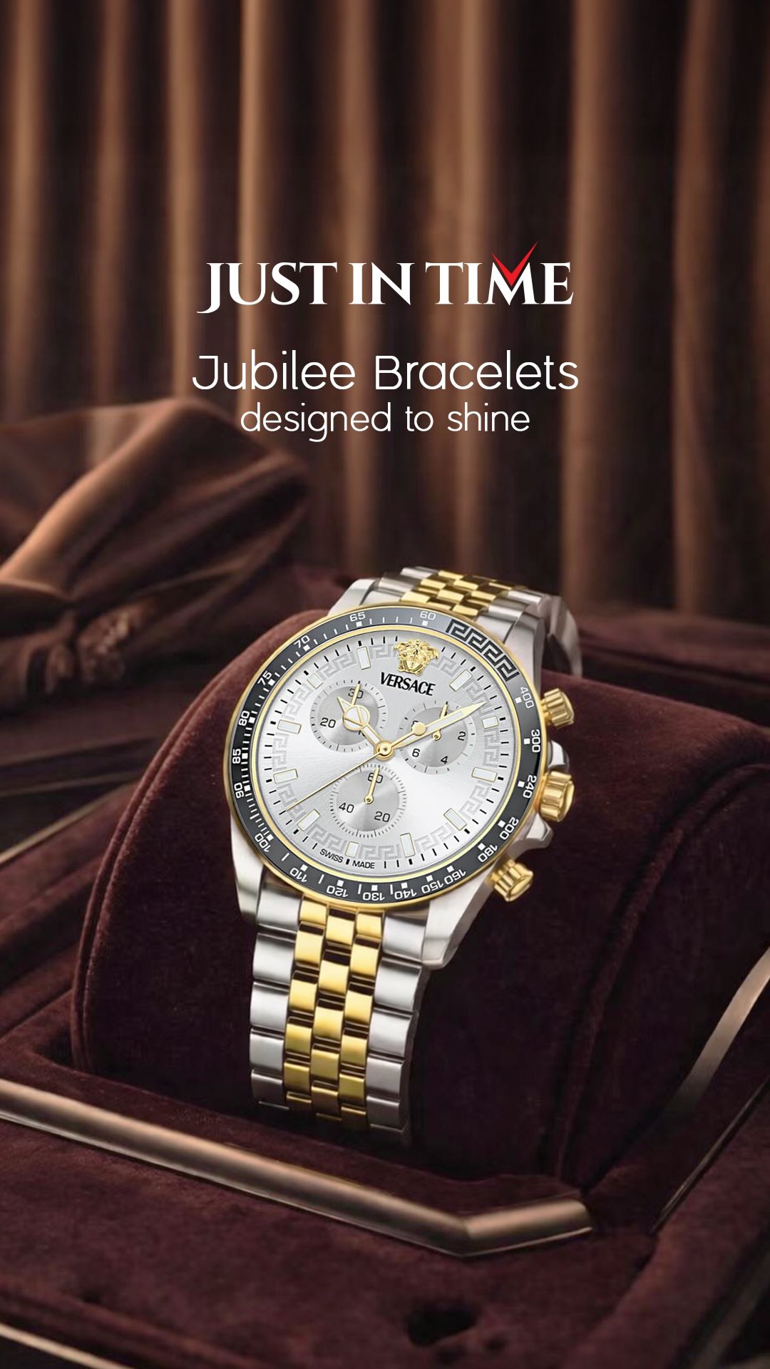 The Jubilee bracelet boasts five-link artistry, born from Rolex