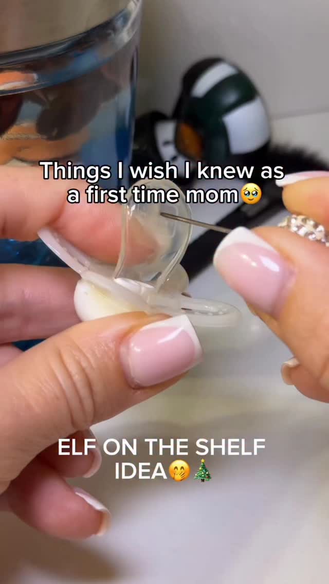 Elf on the shelf idea🎄How to wean your child off the pacifier # ...