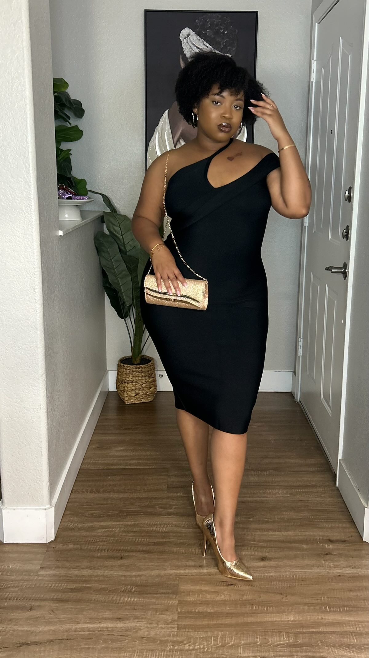 Simplicity wrapped in black #fashion #blackdress #curvy #amazon #ootd | Ariel Thomas
