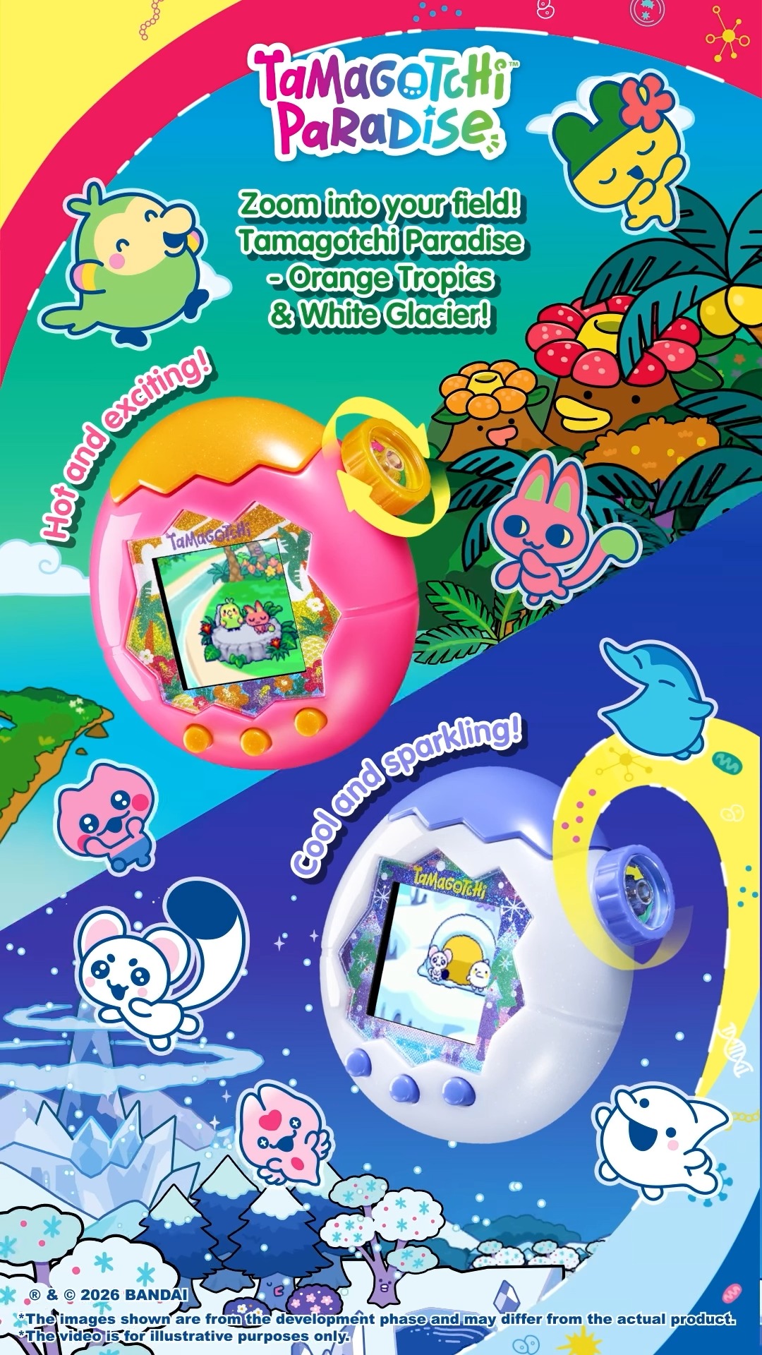 Tamagotchi Paradise is returning with Orange Tropics 🍊 and White