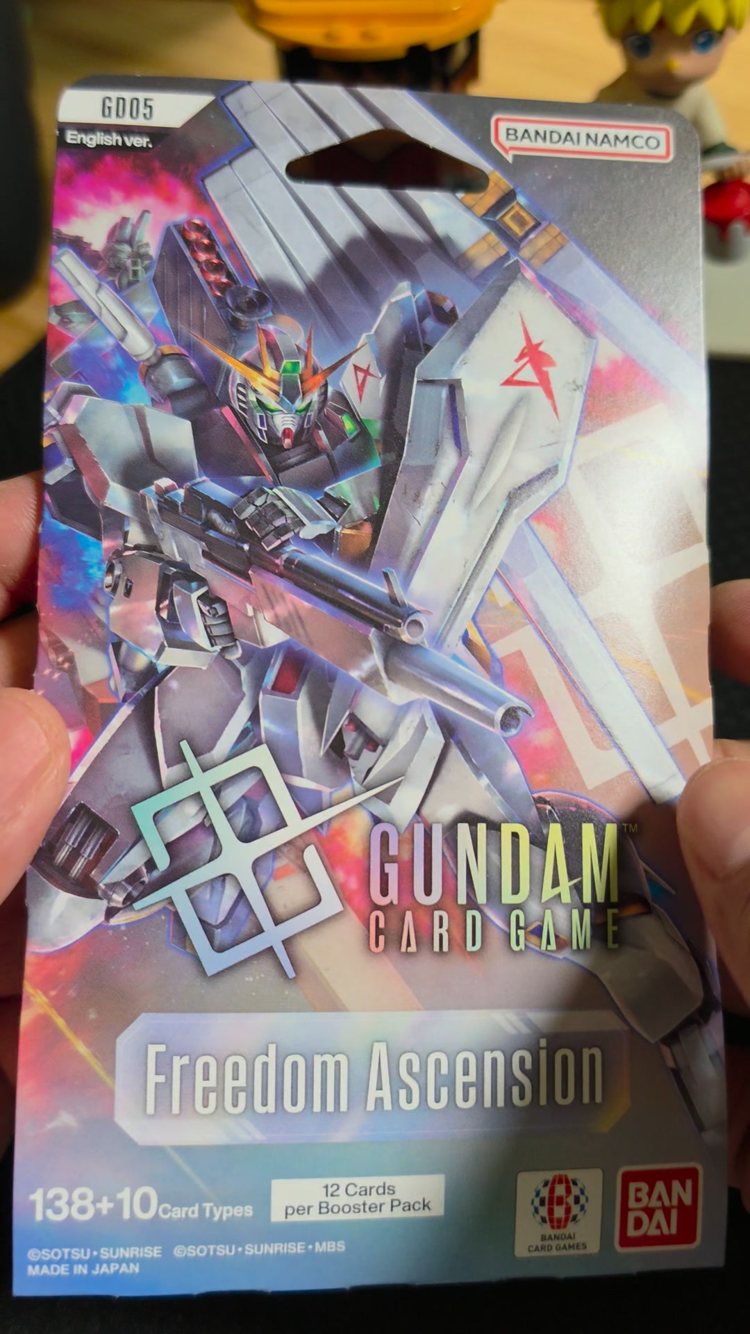 【テープ付】GUNDAM CARD GAME 4BOX Here's another Gundam pack opening! | Four Ninja Toads