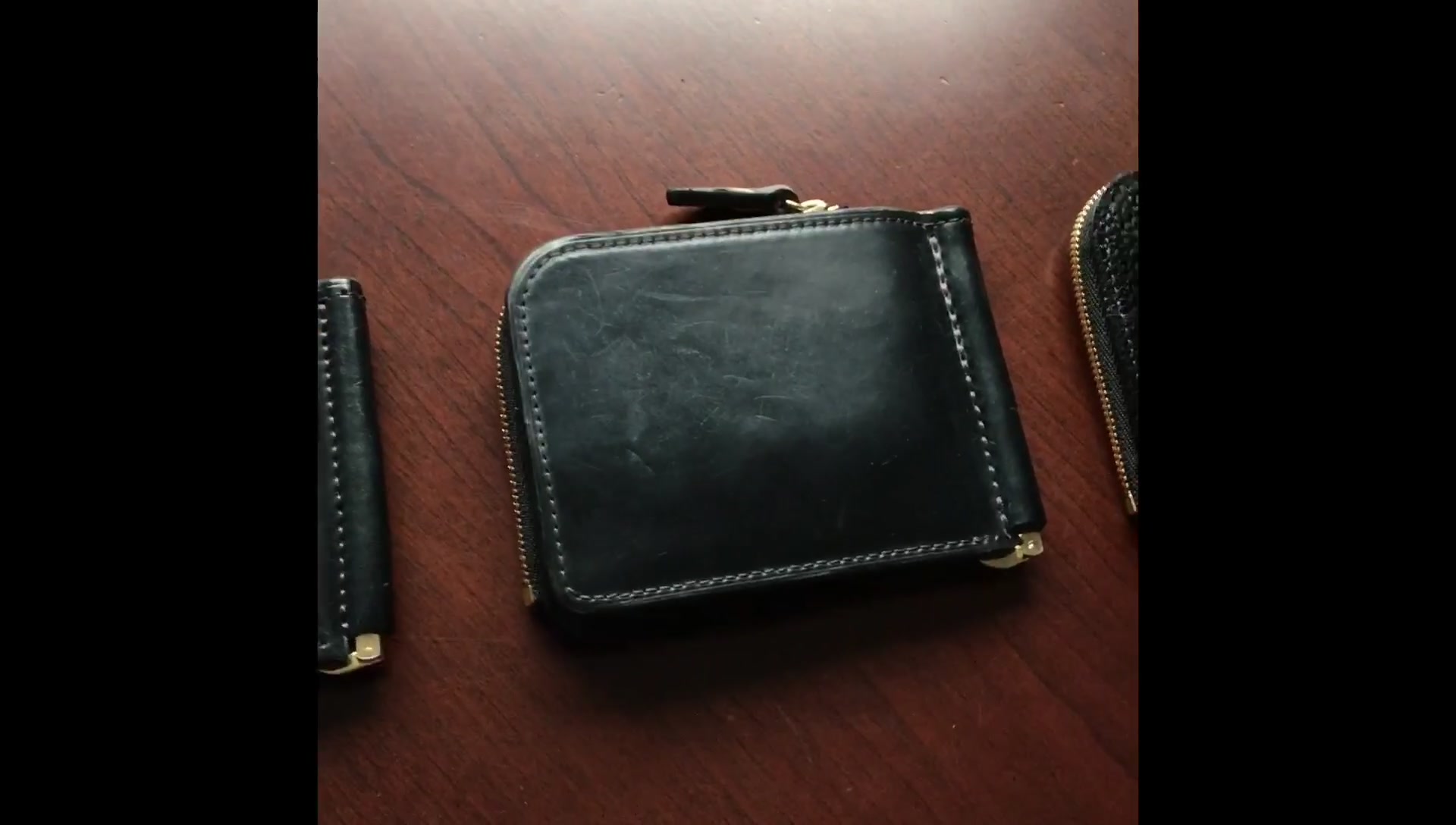 THOMAS - Horween Shell Cordovan』(マネークリップウォレット) 経年 