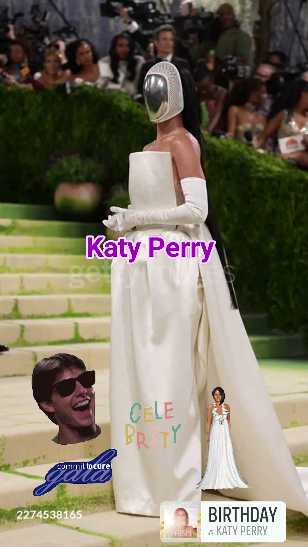 katy perry birthday dress SLOW-MO - The 2026 #Met #Gala #Celebrating 