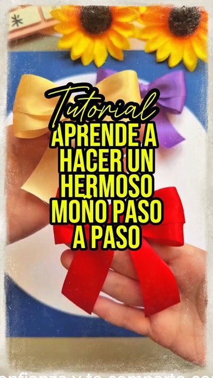 Tutorial Aprende a hacer un Moño Facil #moños #moño #regalos #diy # ...