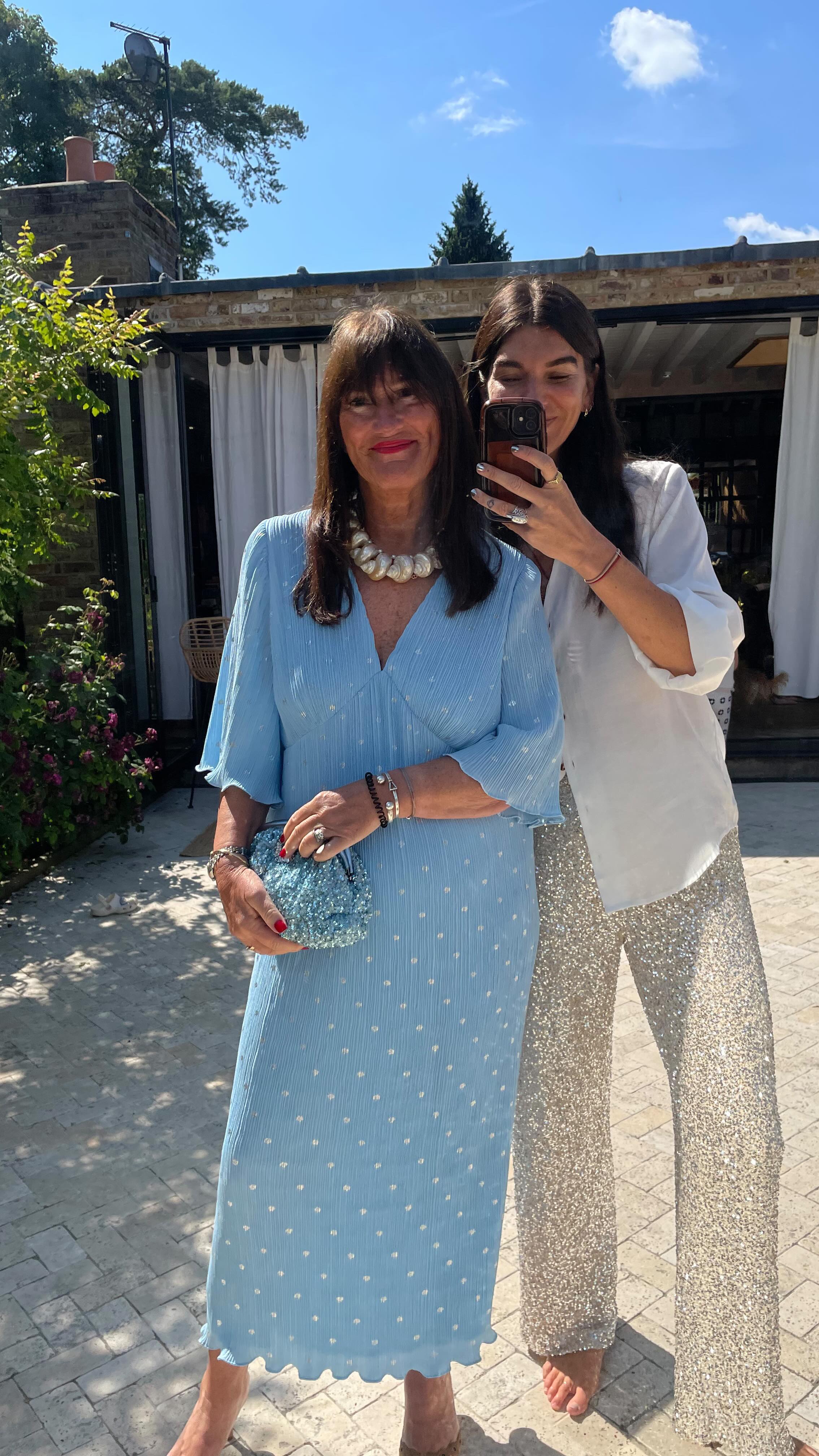 The ice blue Tilly is #BACKINSTOCK 🩵💫 (& she is the perfect wedding guest dress, doesn't crease & had the most comfortable stretch, so we would actually advise to size down 😉) #