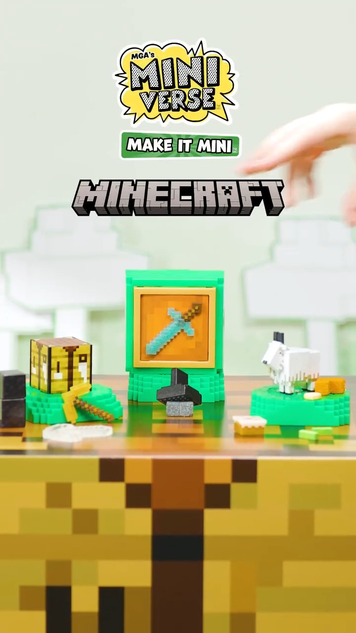 MGA's Miniverse Make It Mini™ Minecraft brings the pixel-perfect