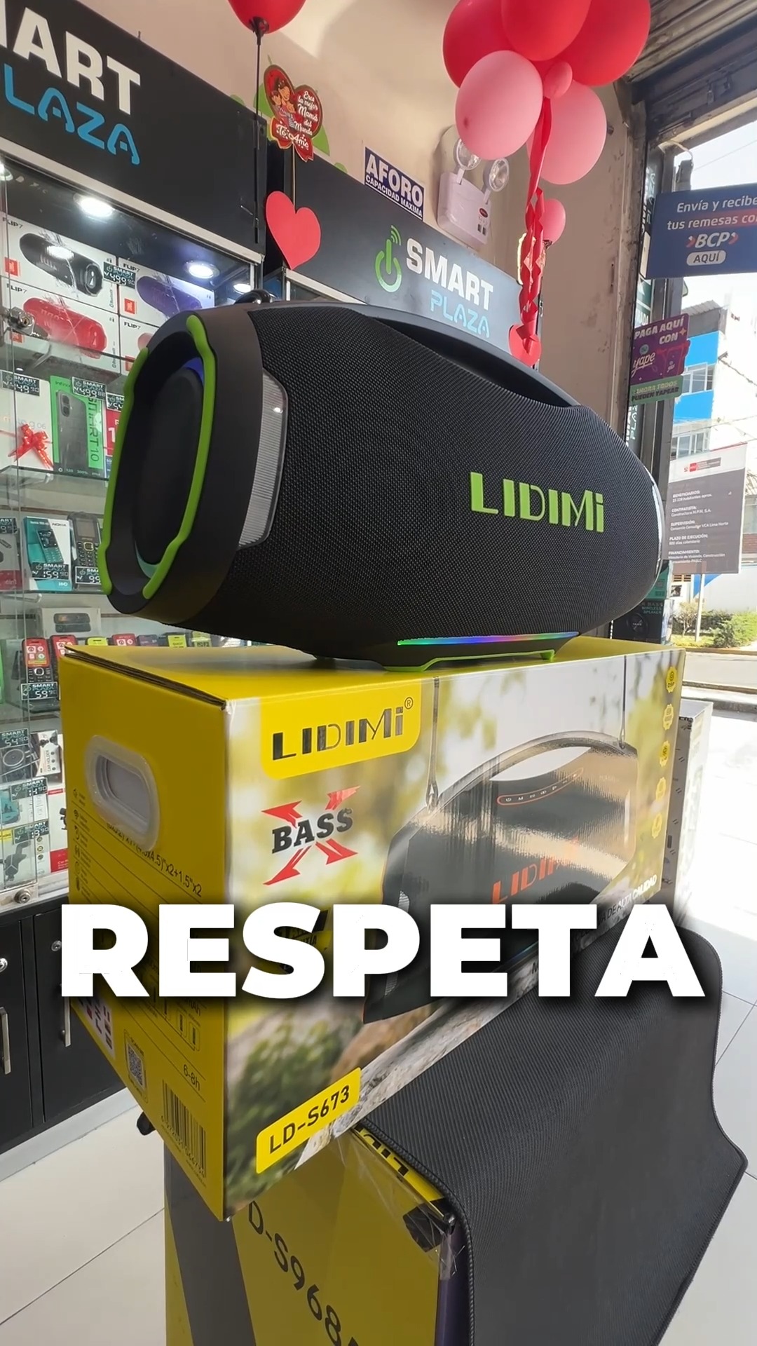 Harto de los parlantes que suenan débil? El Lidimi S673 te da 500
