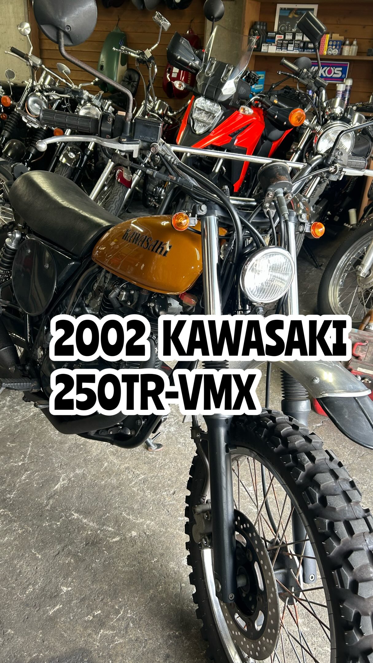 250TRマフラー交換完了です。 A様ご依頼ありがとう御座いました