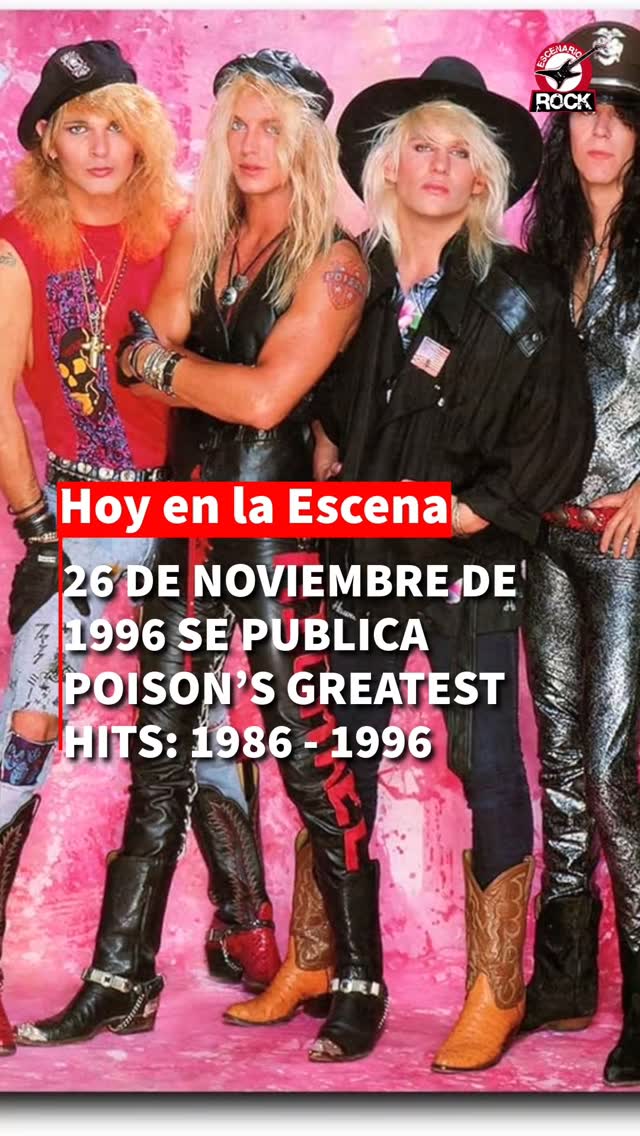 26 DE NOVIEMBRE DE 1996 SE PUBLICA POISON'S GREATEST HITS: 1986