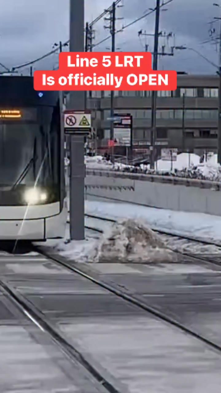 Toronto the long wait is over.. line 5 LRT is now open #toronto #LRT # ...