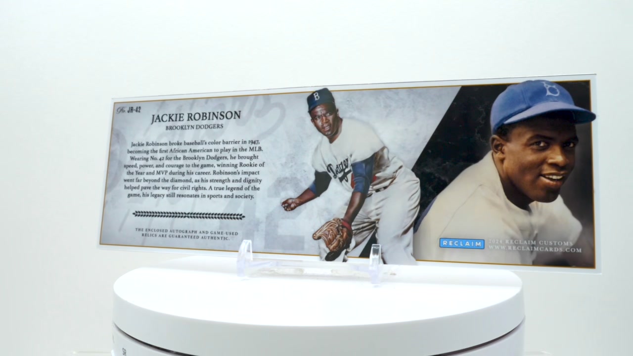 JUST PULLED: Jackie Robinson 1/1 cut autograph card😱 (📸 r